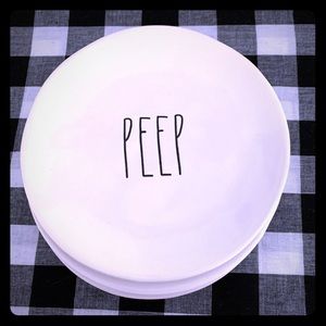 4 Rae Dunn Peep plates